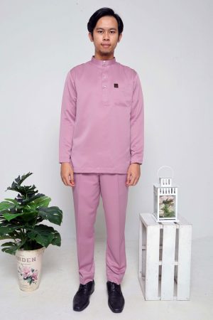 Royal Blue Set Baju Melayu Slim Fit